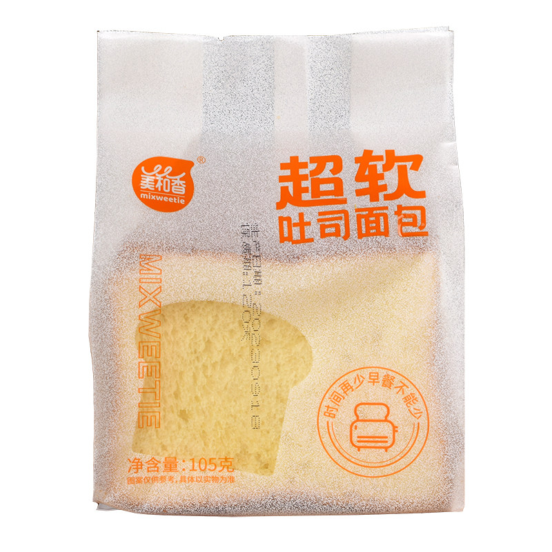 美和香超软吐司面包无夹心6片装
