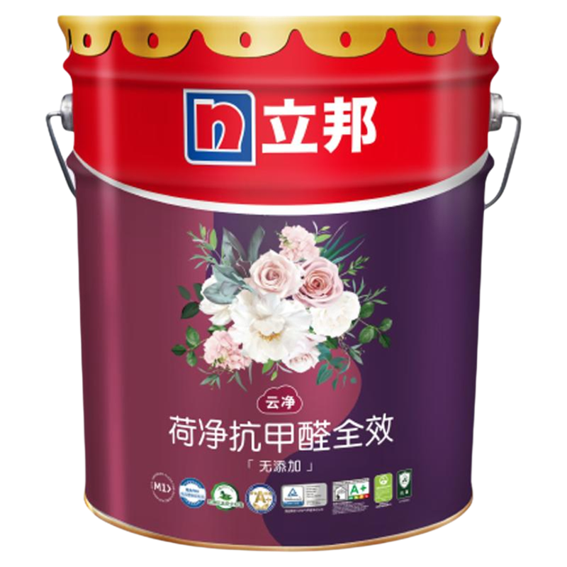立邦荷净抗甲醛全效乳胶漆抗污