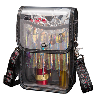 网红透明剪刀包发型师专用腰包斜挎美发工具包个性创意潮剪发包女