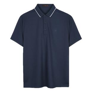 才子POLO衫短袖男2026夏季新款修身透气高端翻领商务休闲薄款T恤