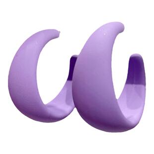 糖果彩色圆圈耳环女小众款2026年新款潮简约时尚大耳圈夸张耳饰女