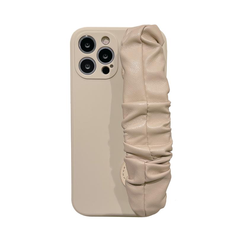 戚薇同款适用华为mate40手机壳E奶茶色腕带p40Pro+高级感m30潮P50全包软壳mate60pro个性时尚p60