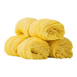 广式手工竹升虾子面正宗非油炸鸡蛋炒面速食金丝蛋面无色素淮山面