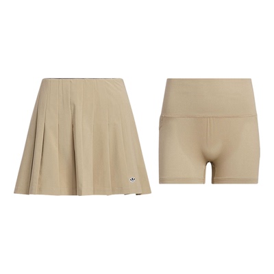 Adidas/阿迪达斯正品三叶草女士复古运动休闲百褶短裙JC6772