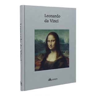 黑白灰精装组合达芬奇艺术书柜装饰书真书摆件英文原版可翻阅内页