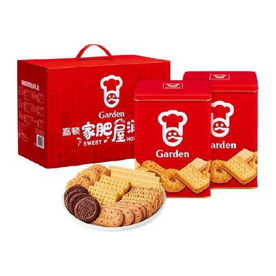 嘉顿双罐家庭什锦饼