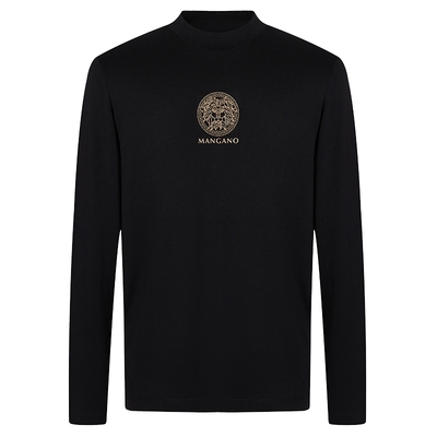 曼加龙秋季新款时尚内搭长袖T恤