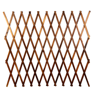 户外防腐木栅栏伸缩实木篱笆爬藤架花园围栏护栏墙面装饰网格花架