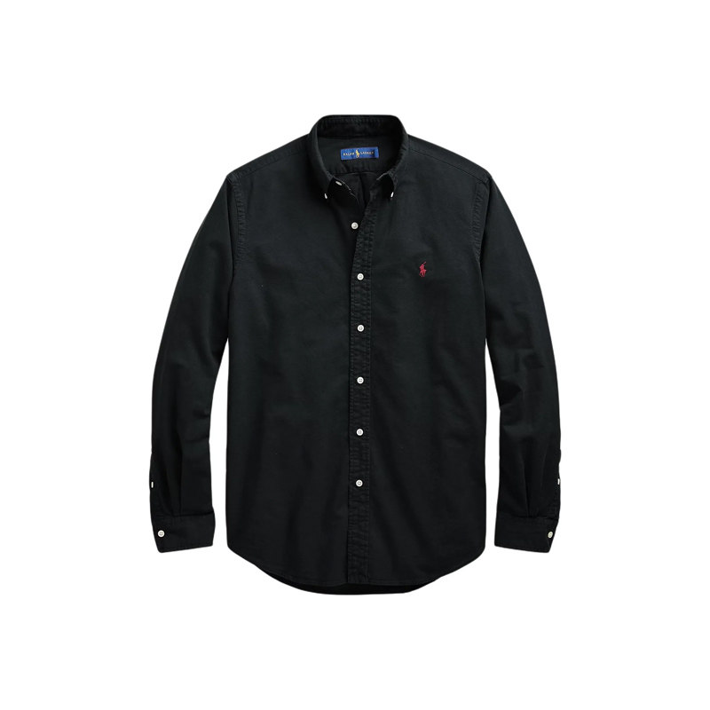【自营】RALPH LAUREN男士染布牛津纯色长袖纽扣衬衫710716303002