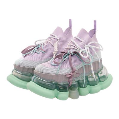 戴佩妮同款10cm日本一脚蹬厚底鞋