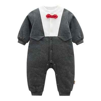 拉比婴儿连体衣假两件