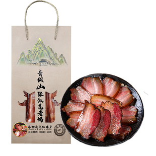 张淑花老妈五花腊肉四川特产麻辣香肠500g风干烟熏后腿肉农家风味