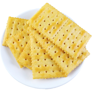 新乐福香葱梳打饼干5斤整箱批发零食低无糖精苏打饼咸味脂葱香味