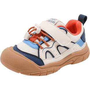 Abckids童鞋儿童运动鞋男童2025秋新款中小童软底防滑女童跑步鞋