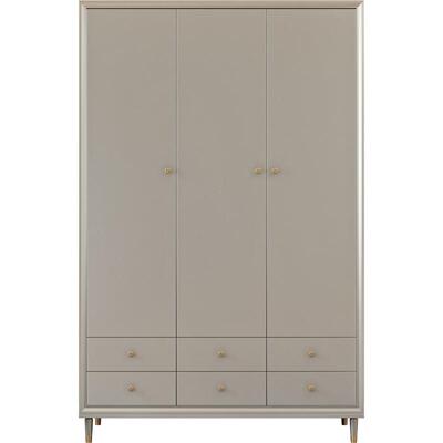 美式三门主卧小户型轻奢风大衣柜