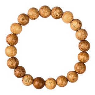 普陀山天然老桃木手串女款佛珠正品平安符男士手链转运盘文玩木质