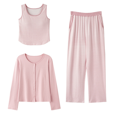 100%纯棉亲肤透气免穿内衣不跑杯