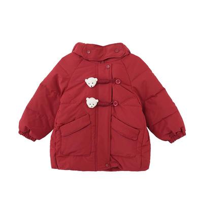 MOMOCO/玛米玛卡女童小熊羽绒服