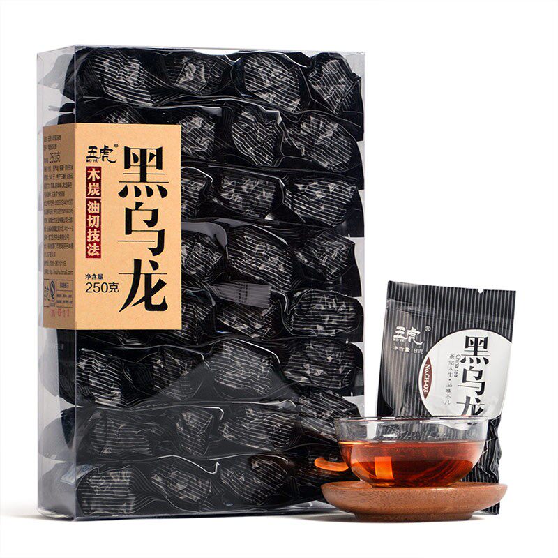 五虎油切黑乌龙特级茶叶
