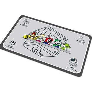 卫生间门口地垫吸水 路易吉超级马里奥盥洗室防滑耐脏硅藻泥地垫