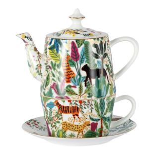 斯达高Stechcol 梦幻丛林陶瓷子母壶英式茶具茶壶下午茶生日礼物
