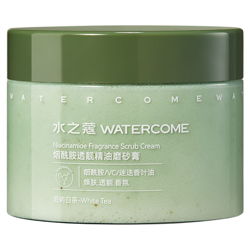 水之蔻磨砂膏去角质磨出嫩滑肌洗澡身体搓泥深层清洁留香官方正品