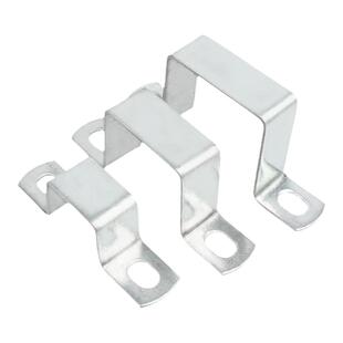 铁镀锌碳钢几字方形卡方管卡扣骑马卡抱箍直角固定管支架卡箍u型