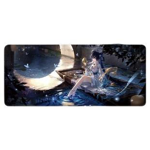 尤诺鼠标垫超大号小号电竞游戏电脑键盘垫动漫二次元鸣潮桌垫