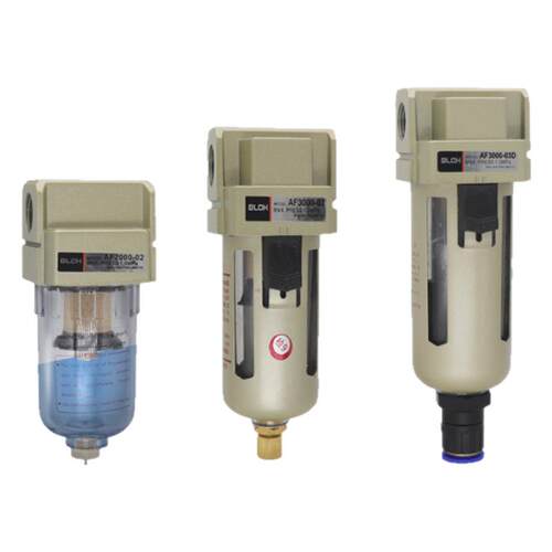 真空气动过滤器AF2000-02AF4000-04一寸手动自动油水分离器带支架
