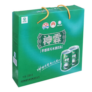 神霖银耳米酒238g*8罐礼盒湖北特产孝感米酒饮料醪糟糯米酒酿米露
