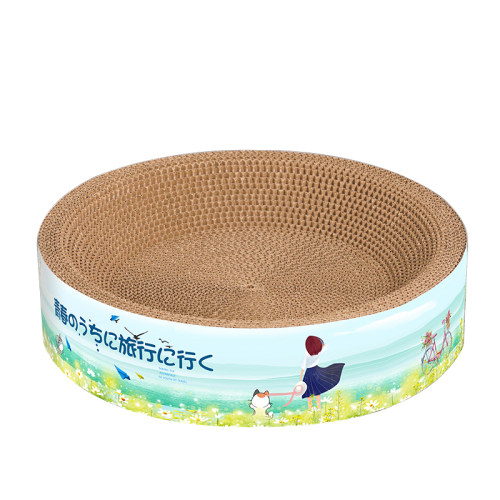 猫抓板猫窝一体耐磨耐抓瓦楞纸碗形圆形磨爪猫玩具猫咪用品