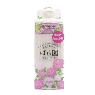 日本资生堂玫瑰园洗发水沐浴露护发素套装柔顺持久留香洗护套装