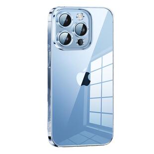 倍思适用苹果16/15/14/13手机壳iPhone15ProMax透明pm新款pro自带镜头膜12保护套硅胶Plus超薄镜头全包增透AR