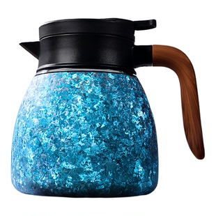 智能机械温显焖茶壶纯钛保温壶2025新款家用大容量泡茶壶钛闷泡壶