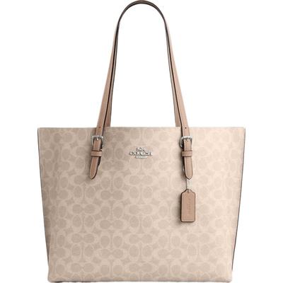 [圣诞礼物]COACH/蔻驰奥莱女士老花MOLLIE 34号托特包单肩包通勤
