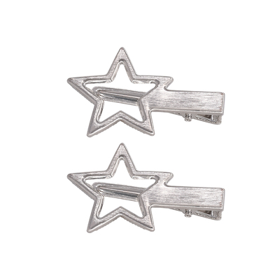 发夹磨砂拉丝星星发夹