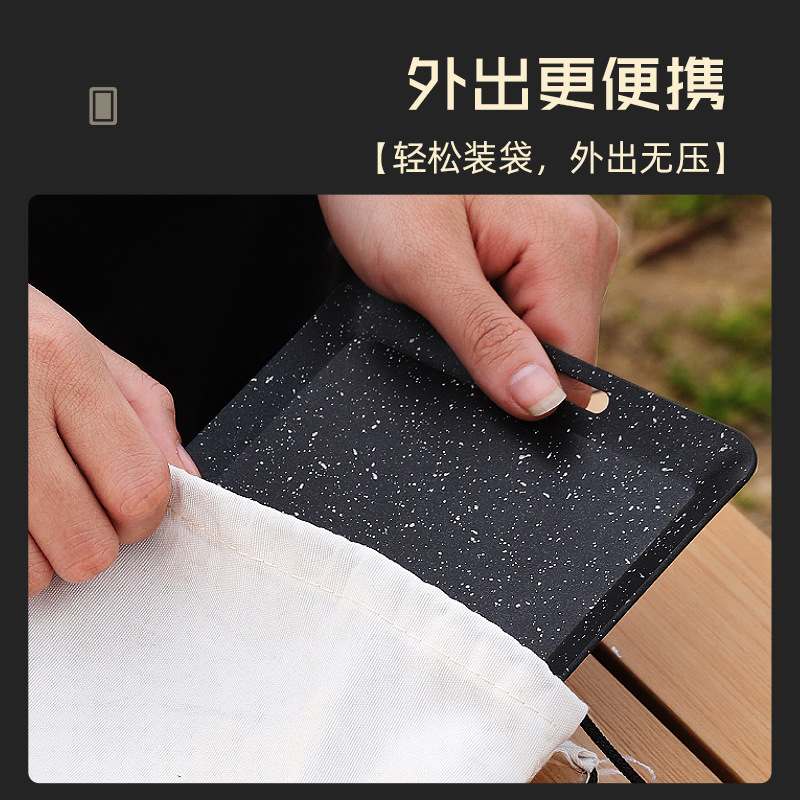 淄博烧烤户外煎烤盘不烤盘沾烧烤炉麦饭石不粘锅迷你方形小日式锅