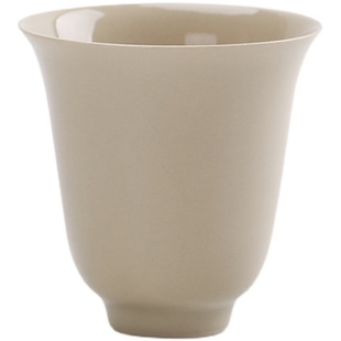 草木灰复古单杯功夫茶具陶瓷中式茶杯家用品茗杯主人杯闻香杯定制