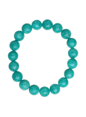 【收藏款】亚马逊天河石手链蓝绿色轻奢水晶手串吸金偏财手串手链