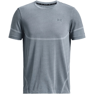 安德玛UA秋RUSH Seamless男子健身速干运动上衣短袖T恤1376781