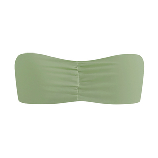 无肩带内衣女抹胸美背防滑冬薄款小胸低胸超薄透气半杯裹胸文胸罩