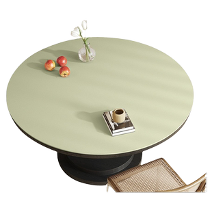 纯色硅胶圆桌桌垫圆形餐桌垫小茶几垫子圆桌布防水防油免洗高级感