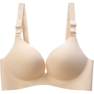 薇慕妮一片式无痕内衣无钢圈小胸聚拢隐形胸罩女士文胸舒适调整型