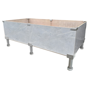 瓷砖固定夹花盆卡扣种植箱配件花箱铝合金卡槽直角底座转角连接件