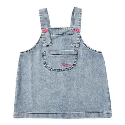 幼悠女童夏季时尚背带裙