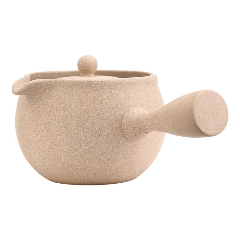 麦饭石侧把陶壶煮茶壶罐罐茶煮茶器围炉陶瓷煮茶炉电陶炉炭火碳炉