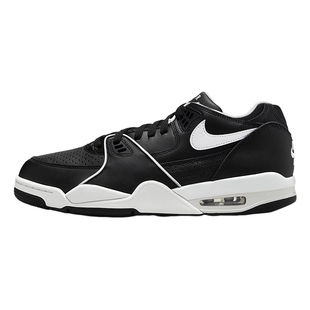 Nike耐克男鞋Air Flight 89黑白复古翻毛皮低帮篮球鞋FZ3045-002