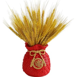 大麦干花摆件麦穗摆设电视柜家居客厅酒柜装饰品店铺开业大卖礼物