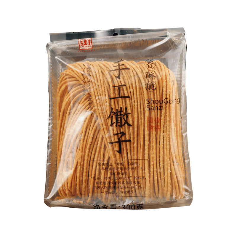 徐州特产老式手工馓子油炸河南山东烙馍卷油酥脆撒子散子凉菜解饿