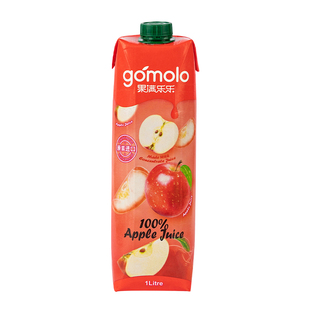 果满乐乐 100%纯果汁1L 多种口味可选混合缤纷果味家庭装大瓶饮料